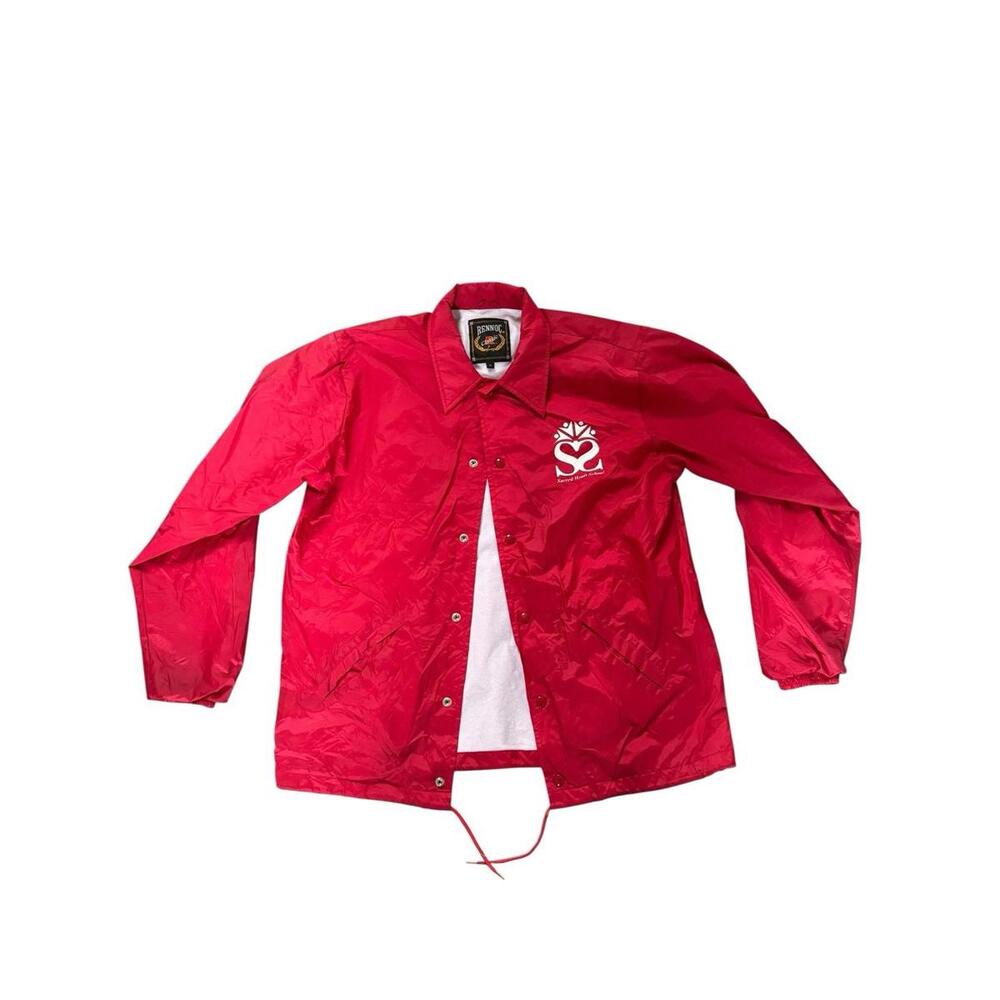 Rennoc Classic Men’s Jacket Windbreaker Size Medium Red